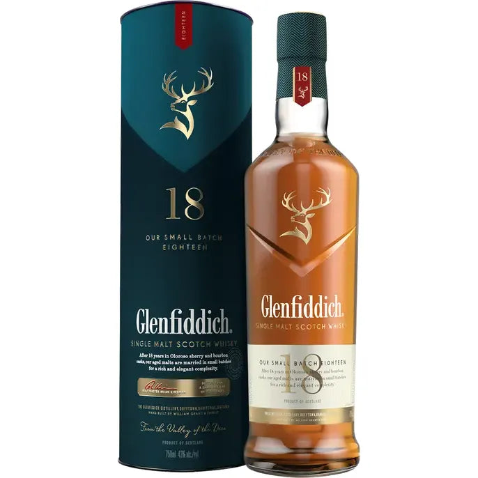 Glenfiddich 18 Year Old Single Malt Scotch Whisky