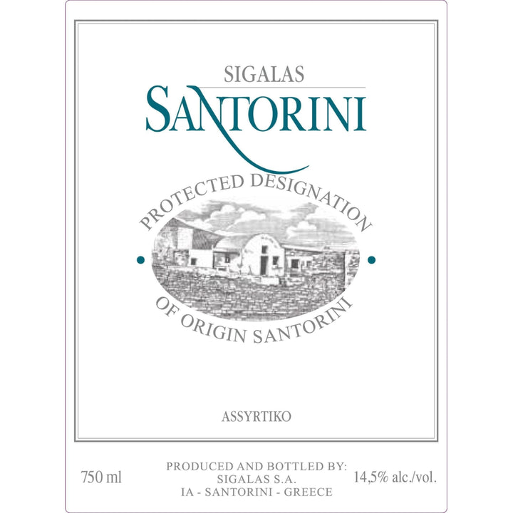 Domaine Sigalas Santorini Assyrtiko 2024
