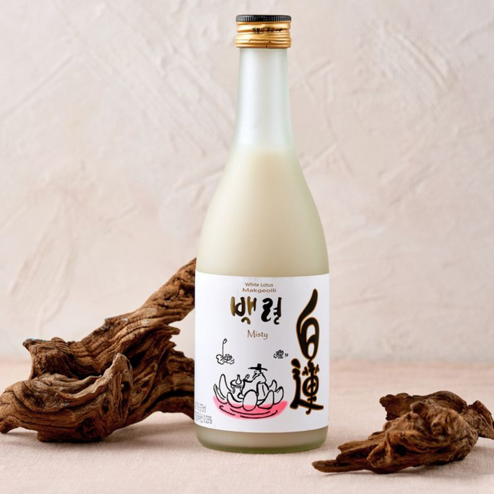 White Lotus Makgeolli (375ml) - Shinpyeong Brewery 백련 신평막걸리