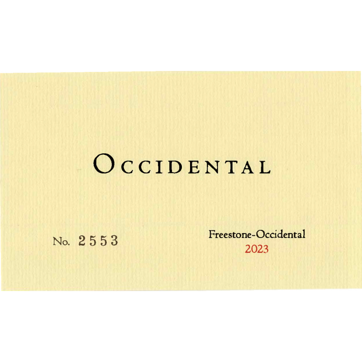 2023 Occidental Freestone Vineyard Pinot Noir