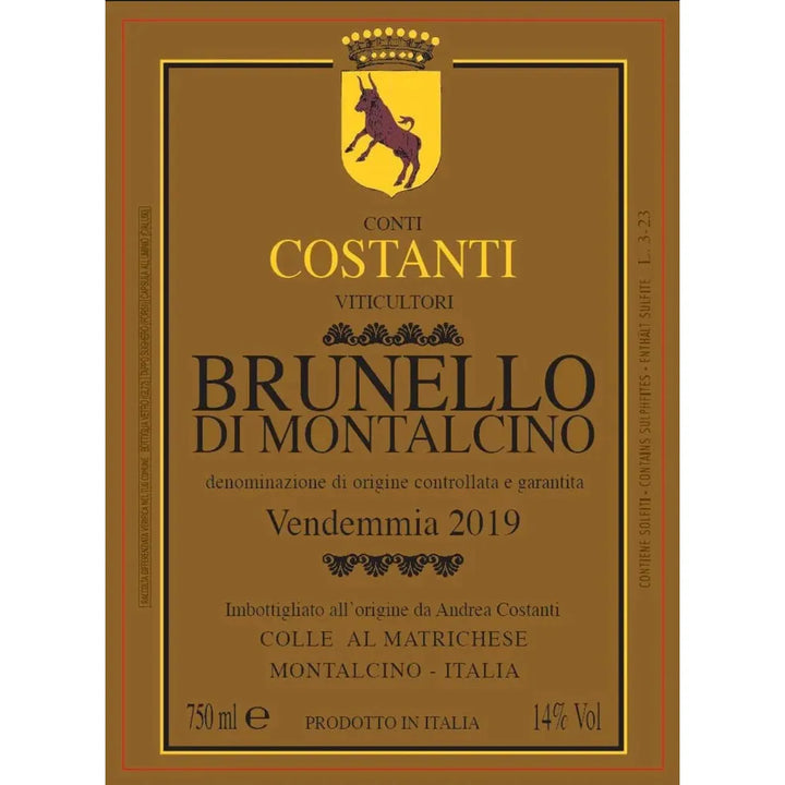 2019 Conti Costanti Brunello di Montalcino
