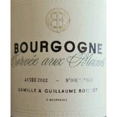 2022 Camille & Guillaume Boillot Bourgogne Corvee aux Moines