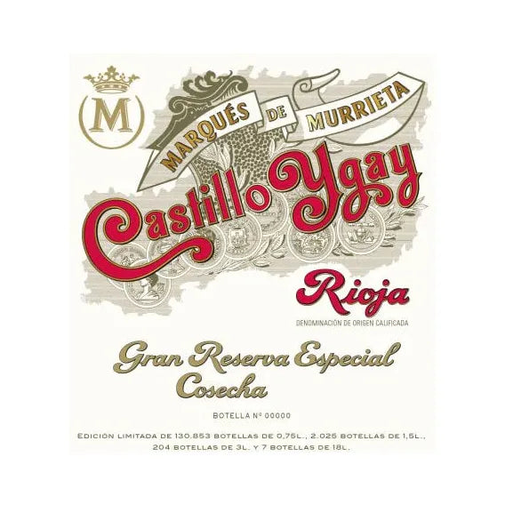 Marques de Murrieta Castillo Ygay Gran Reserva Especial 2012