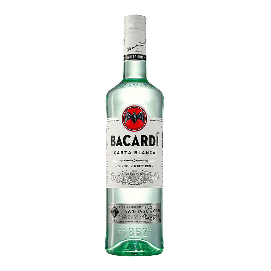 Bacardi Rum 1 liter.
