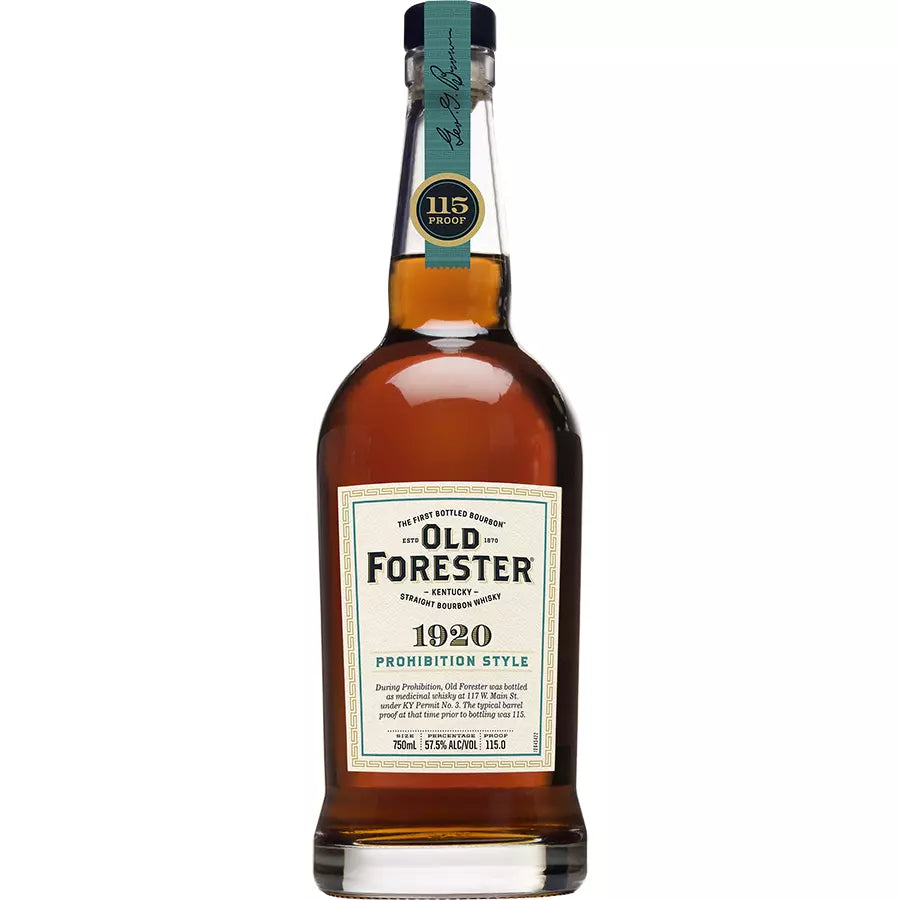 Old Forester 1920 Prohibition Style Kentucky Straight Bourbon Whiskey
