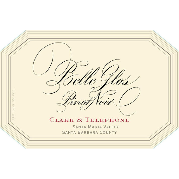 Belle Glos Pinot Noir "Clark & Telephone," 2023