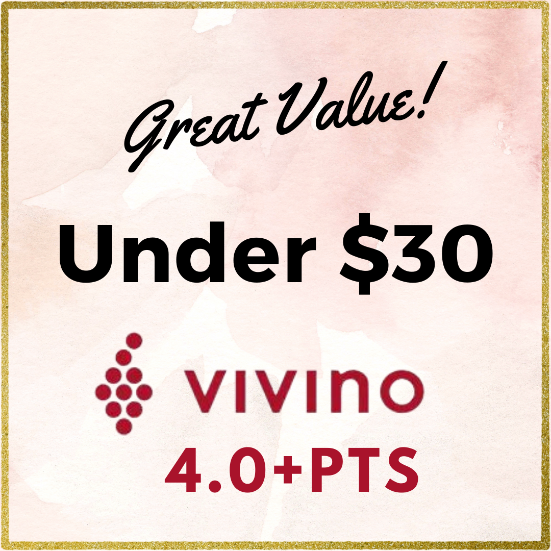 Under $30, Vivino 4.0+