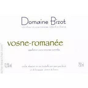 Domaine Jean Yves Bizot Vosne-Romanee 2019