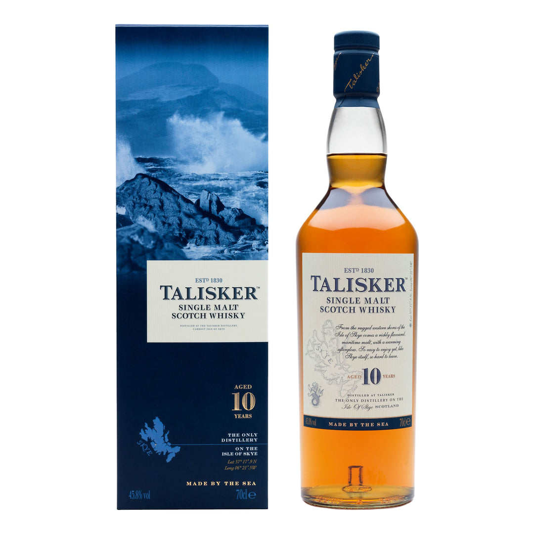 Talisker 10 Year Old Single Malt Scotch Whisky Isle of Skye, Scotland