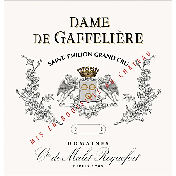 Château la Gaffelière, Dame de Gaffelière St Emilion Grand Cru