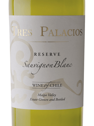 2023 Tres Palacios Sauvignon Blanc Reserve Estate Grown Maipo Valley
