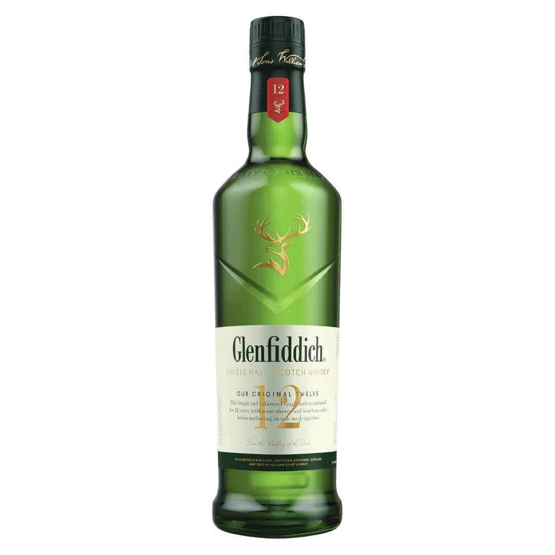 Glenfiddich 12 Year Old Single Malt Scotch Whisky 1 liter