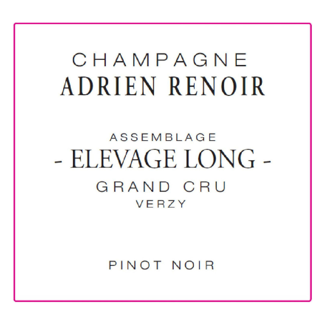 Champagne Adrien Renoir Elevage Long  Blanc de Noirs Grand Cru 2019