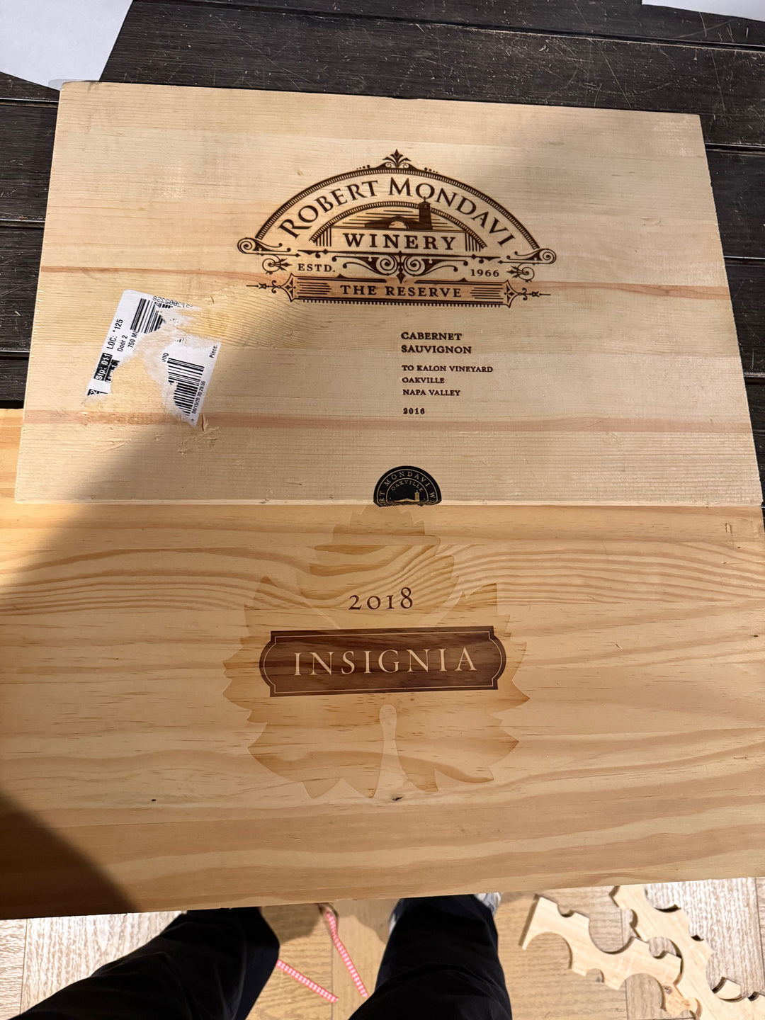 Assorted & Branded Wine Crate Panels (Wood Wine Box) Sides / Ends / Tops - 1x each