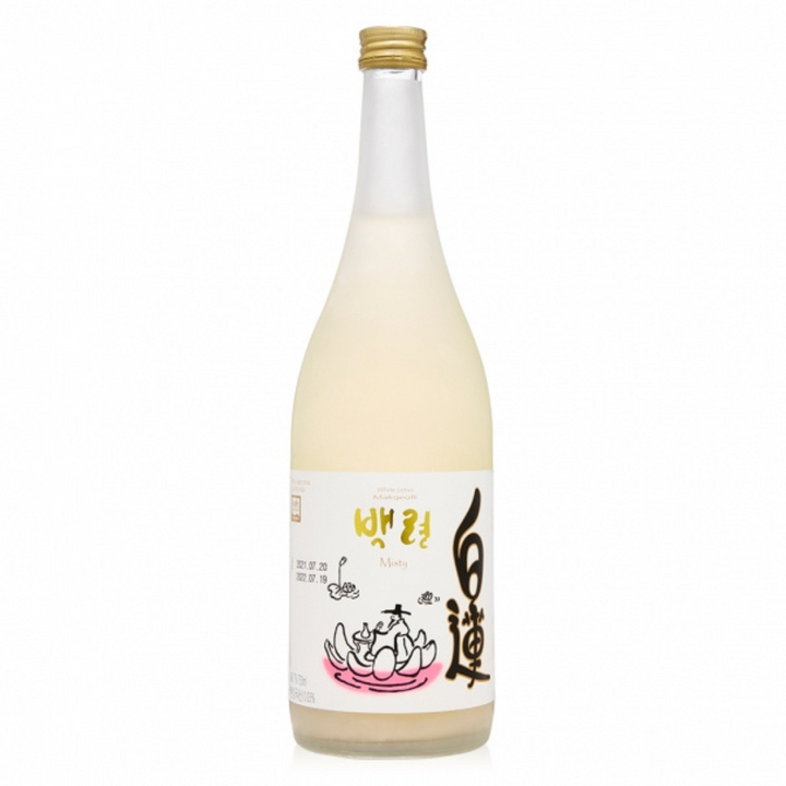 White Lotus Makgeolli (375ml) - Shinpyeong Brewery 백련 신평막걸리