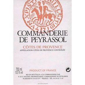 Peyrassol Cotes de Provence Cuvee de Commandeurs Rose 2022 1.5 Liter