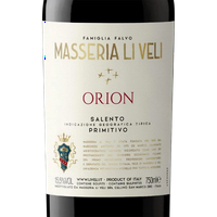 Masseria Li Veli Orion Primitivo Salento 2022