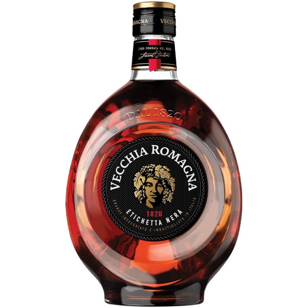 VECCHIA ROMAGNA ヴェッキャロマーニャ バトン Vecchia Romagna Etichetta Nera Brandy – Mandara Wine