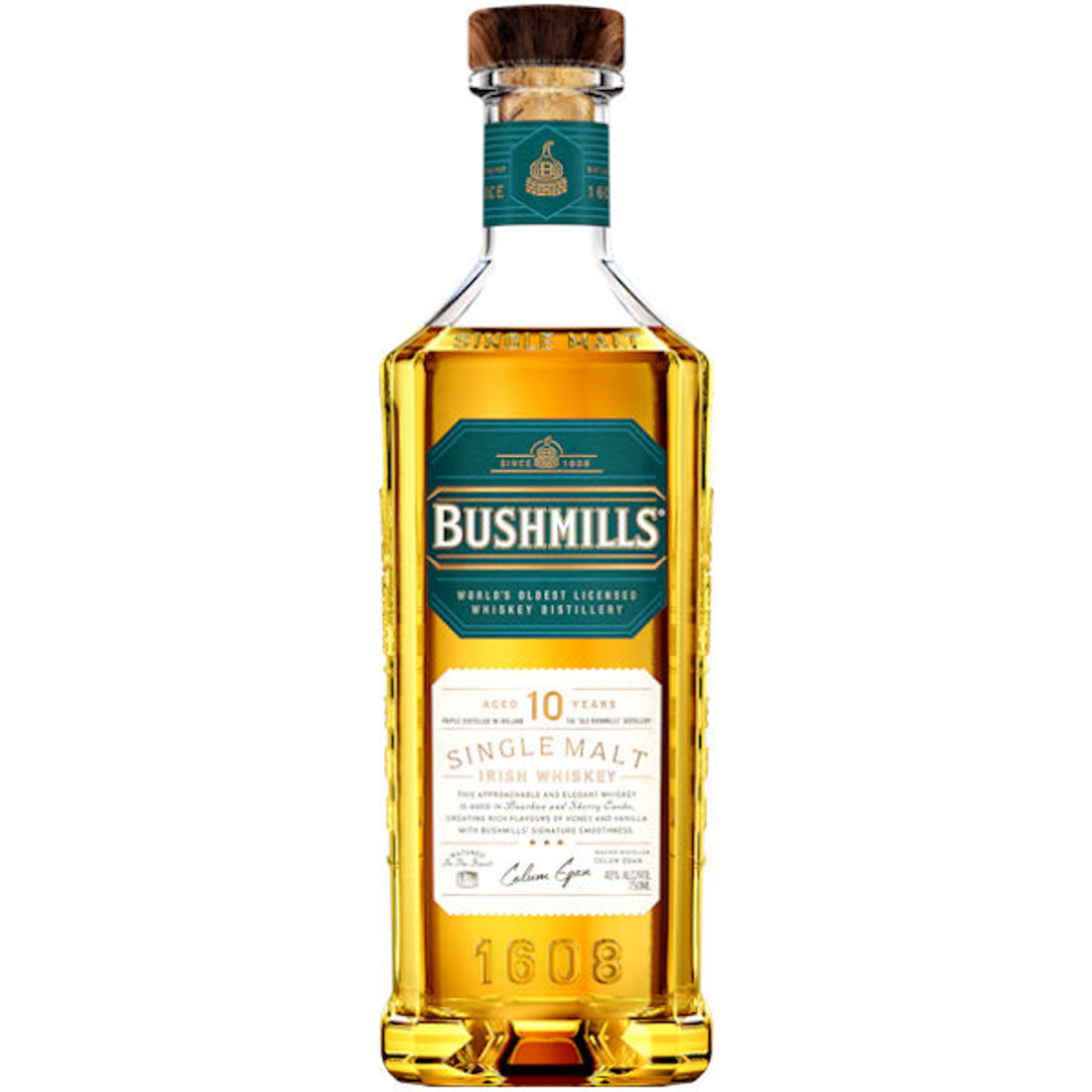 Bushmills Single Malt Irish Whiskey 10 Years