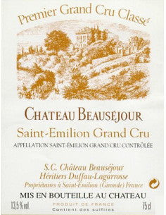 1989 Chateau Beausejour J.Duffau-Lagarrosse Saint-Emilion