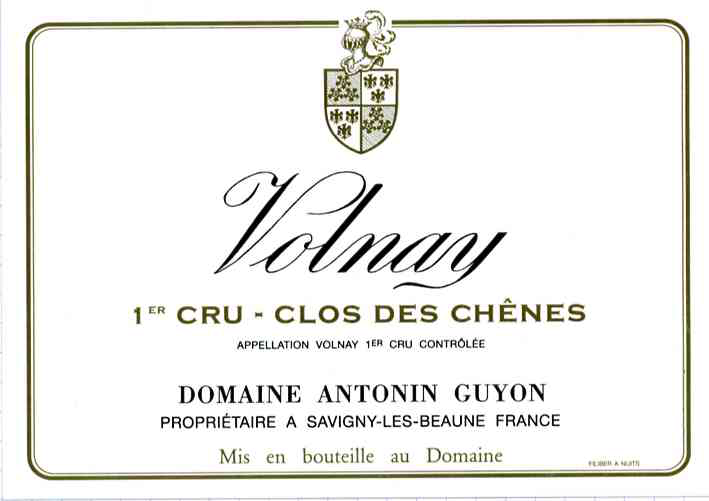 2020 Domaine Antonin Guyon Clos des Chenes Volnay Premier Cru