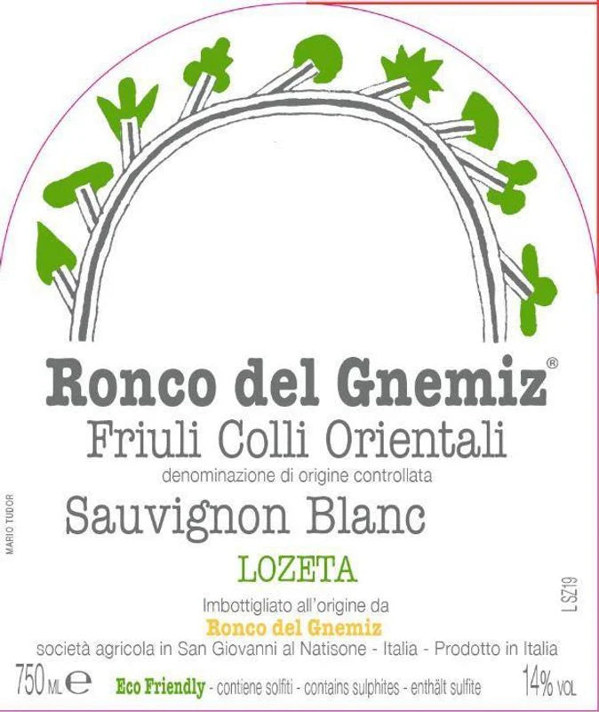 2023 Ronco del Gnemiz Lozeta Sauvignon Blanc Colli Orientali del Friuli