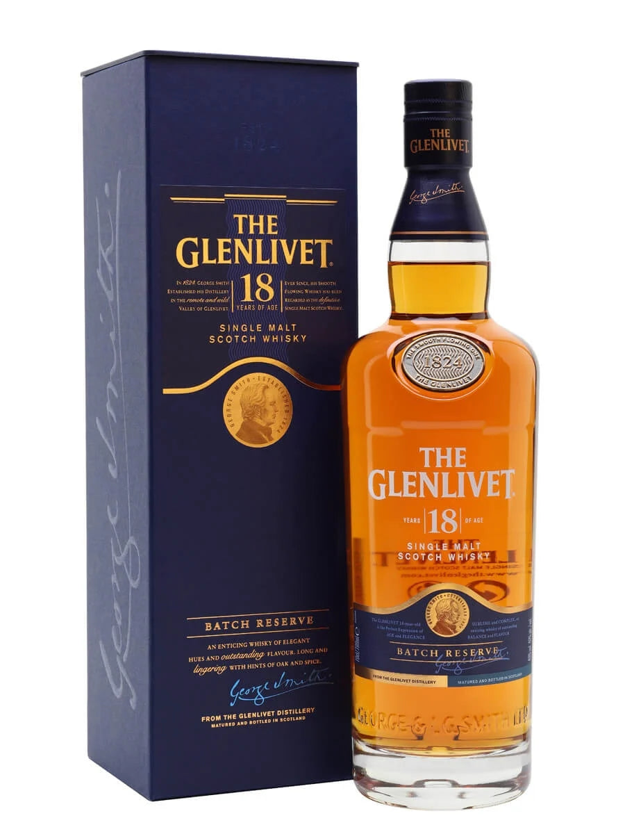 The Glenlivet 18 Years Old Single Malt Scotch Whisky