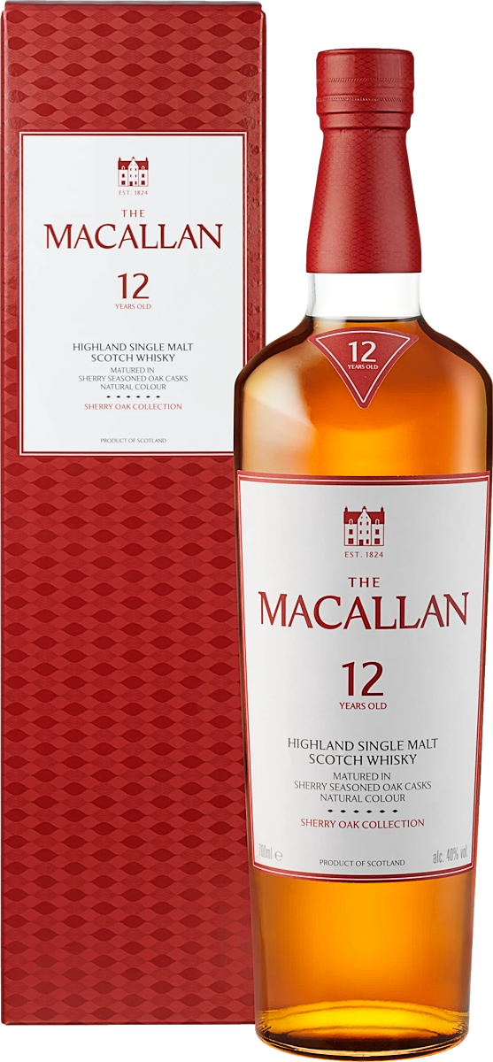 The Macallan Sherry Oak Cask 12 Year Old Single Malt Scotch Whisky