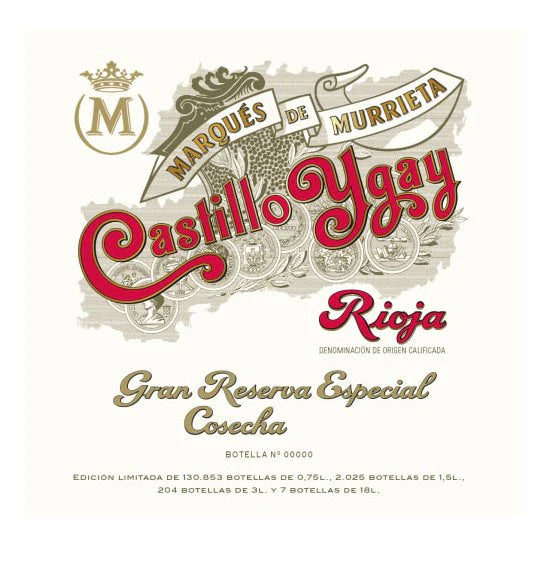 Marques de Murrieta Castillo Ygay Gran Reserva Especial 2012