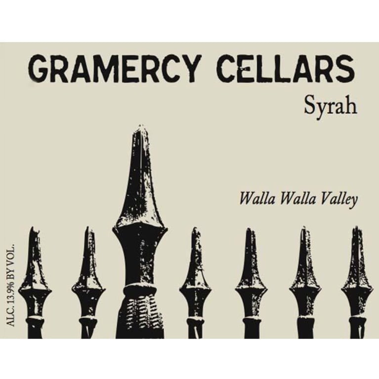 Gramercy Cellars Syrah, Walla Walla, WA, 2017