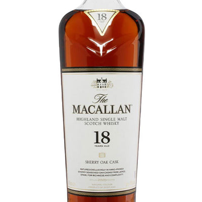 The Macallan, 18 Year Old Sherry Oak Highland Single Malt Scotch Whisky (2022)