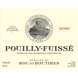 Domaine du Roc des Boutires Pouilly-Fuisse, Maconnais, France, 2021