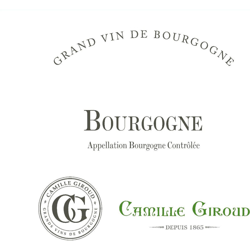 2020 Camille Giroud Bourgogne Blanc