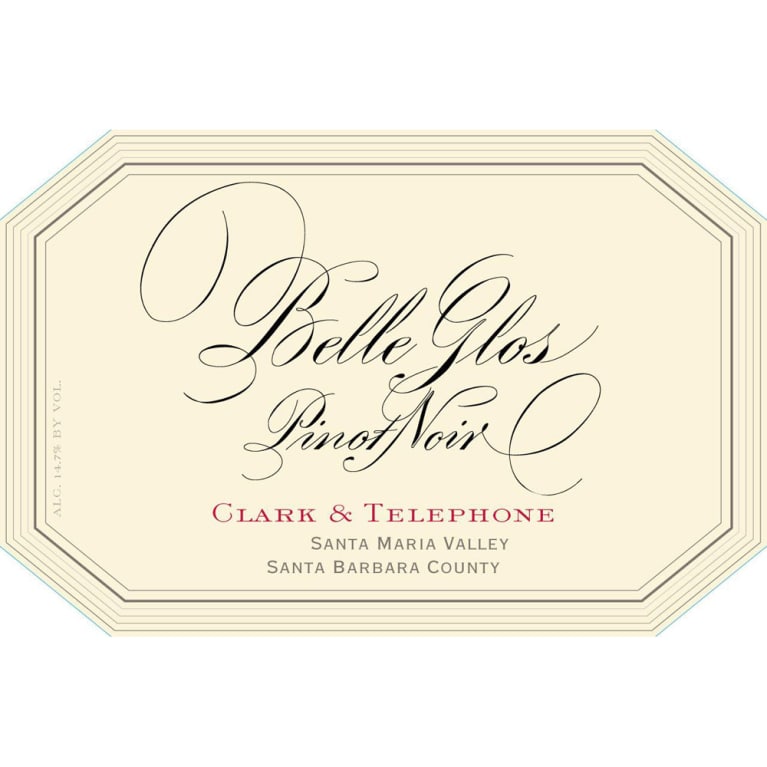 Belle Glos Pinot Noir "Clark & Telephone," Sonoma, USA, 2022