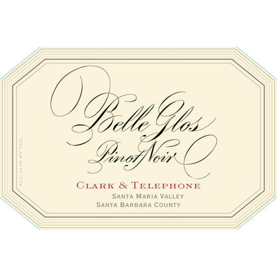 Belle Glos Pinot Noir "Clark & Telephone," Sonoma, USA, 2019