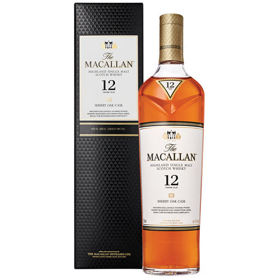 The Macallan Sherry Oak Cask 12 Year Old Single Malt Scotch Whisky