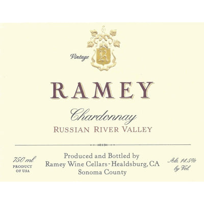 Ramey Chardonnay, Russian River Valley, Sonoma, USA, 2019