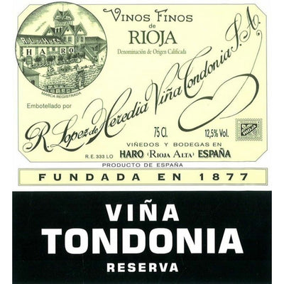 R. Lopez de Heredia Vina Tondonia Reserva, Rioja DOCa, Spain, 2010
