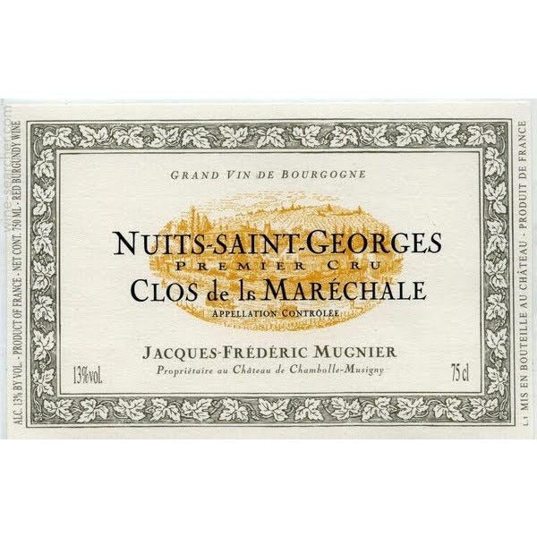 Domaine Jacques-Frederic Mugnier Clos de la Marechale Nuits-Saint-Georges Premier Cru, 2020