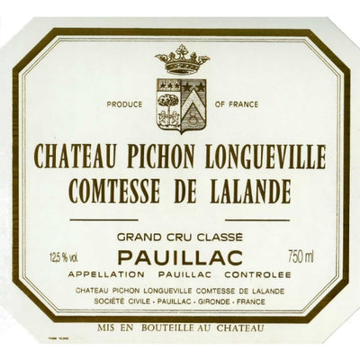 Chateau Pichon Longueville Comtesse de Lalande Pauillac, 2020