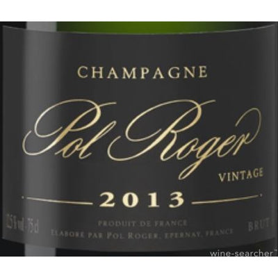 Pol Roger Vintage Brut, Champagne, France, 2013