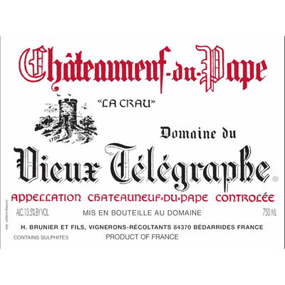 Domaine du Vieux Telegraphe Chateauneuf-du-Pape La Crau 2020